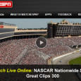 <!-- AddThis Sharing Buttons above -->
                <div class="addthis_toolbox addthis_default_style " addthis:url='https://newstaar.com/watch-nascar-great-clips-300-online-free-live-video-stream-from-atlanta/3511045/'   >
                    <a class="addthis_button_facebook_like" fb:like:layout="button_count"></a>
                    <a class="addthis_button_tweet"></a>
                    <a class="addthis_button_pinterest_pinit"></a>
                    <a class="addthis_counter addthis_pill_style"></a>
                </div>For NASCAR Nationwide Series fans who want to watch tonight race, they need to tune into ESPN2 for the full broadcast coverage. For those without access to the channel, or on the go, they can also watch the NASCAR Great Clips 300 online via a […]<!-- AddThis Sharing Buttons below -->
                <div class="addthis_toolbox addthis_default_style addthis_32x32_style" addthis:url='https://newstaar.com/watch-nascar-great-clips-300-online-free-live-video-stream-from-atlanta/3511045/'  >
                    <a class="addthis_button_preferred_1"></a>
                    <a class="addthis_button_preferred_2"></a>
                    <a class="addthis_button_preferred_3"></a>
                    <a class="addthis_button_preferred_4"></a>
                    <a class="addthis_button_compact"></a>
                    <a class="addthis_counter addthis_bubble_style"></a>
                </div>