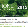 <!-- AddThis Sharing Buttons above -->
                <div class="addthis_toolbox addthis_default_style " addthis:url='https://newstaar.com/2015-drone-world-expo-dates-announced-the-defining-event-for-uas-technology/3511663/'   >
                    <a class="addthis_button_facebook_like" fb:like:layout="button_count"></a>
                    <a class="addthis_button_tweet"></a>
                    <a class="addthis_button_pinterest_pinit"></a>
                    <a class="addthis_counter addthis_pill_style"></a>
                </div>This week the dates for the Drone World Expo were released to the public. What is being billed as “the premier event for commercial drone technologies and applications,” is currently scheduled for November 17-18, 2015 and will take place at the San Jose Convention Center. […]<!-- AddThis Sharing Buttons below -->
                <div class="addthis_toolbox addthis_default_style addthis_32x32_style" addthis:url='https://newstaar.com/2015-drone-world-expo-dates-announced-the-defining-event-for-uas-technology/3511663/'  >
                    <a class="addthis_button_preferred_1"></a>
                    <a class="addthis_button_preferred_2"></a>
                    <a class="addthis_button_preferred_3"></a>
                    <a class="addthis_button_preferred_4"></a>
                    <a class="addthis_button_compact"></a>
                    <a class="addthis_counter addthis_bubble_style"></a>
                </div>