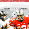 <!-- AddThis Sharing Buttons above -->
                <div class="addthis_toolbox addthis_default_style " addthis:url='https://newstaar.com/cfp-national-championship-watch-free-espn-live-stream-of-oregon-vs-ohio-state-online/3511643/'   >
                    <a class="addthis_button_facebook_like" fb:like:layout="button_count"></a>
                    <a class="addthis_button_tweet"></a>
                    <a class="addthis_button_pinterest_pinit"></a>
                    <a class="addthis_counter addthis_pill_style"></a>
                </div>It all comes down to one game tonight for the NCAA CFP National Championship as the Oregon Ducks take on the Ohio State Buckeyes. The game broadcasts on ESPN television, and viewers can also watch the live stream of ESPN and the National Championship online […]<!-- AddThis Sharing Buttons below -->
                <div class="addthis_toolbox addthis_default_style addthis_32x32_style" addthis:url='https://newstaar.com/cfp-national-championship-watch-free-espn-live-stream-of-oregon-vs-ohio-state-online/3511643/'  >
                    <a class="addthis_button_preferred_1"></a>
                    <a class="addthis_button_preferred_2"></a>
                    <a class="addthis_button_preferred_3"></a>
                    <a class="addthis_button_preferred_4"></a>
                    <a class="addthis_button_compact"></a>
                    <a class="addthis_counter addthis_bubble_style"></a>
                </div>